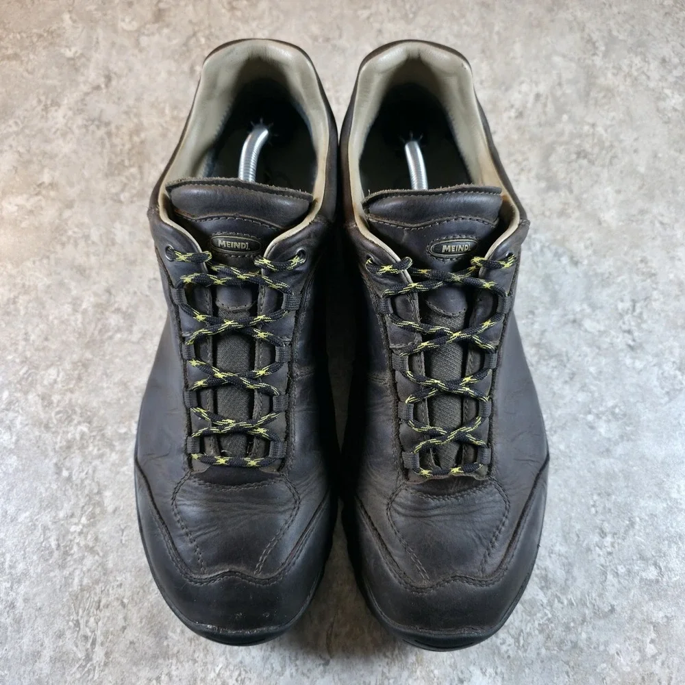 Meindl Pflege II Leather Hiking Shoes Men 13 EE Wide Gore-Tex Made In ITALY